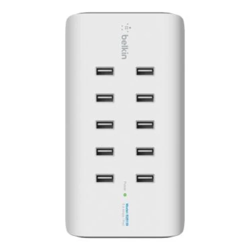 STAZIONE RICARICA-CARICABATTERIA USB 10 PORTE 2.4A