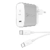 CARICABATTERIE QUICK CHARGE 4+ 27W + CAVO USB-C