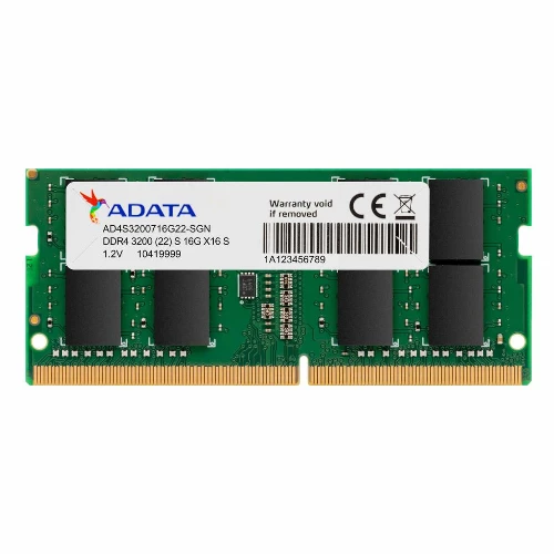 ADATA RAM 8GB DDR4 SODIMM 3200MHZ 1024X8