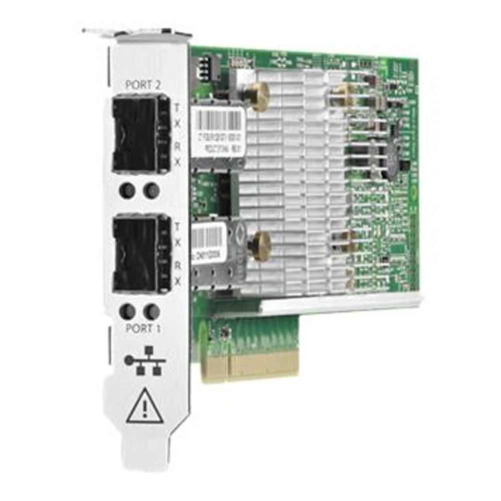 HPE 530SFP+ - Adattatore di rete - PCIe 3.0 x8 profilo basso - 10Gb Ethernet x 2 - per Apollo 4200 Gen10, ProLiant DL360 Gen10, DL388p Gen8