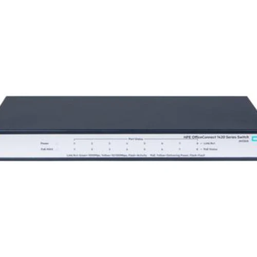 HPE SWITCH ETHERNET 1420-8G NOUP POE L2 RACK-1U