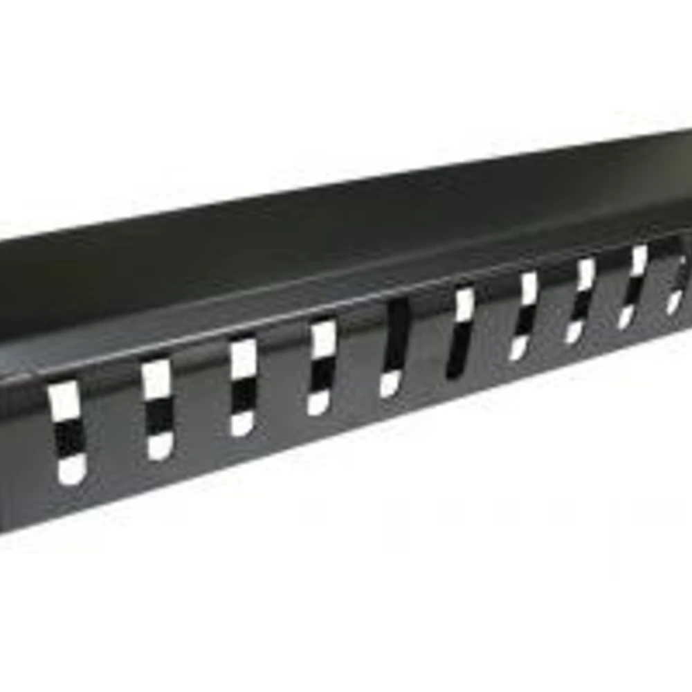 PANNELLO GUIDACAVI CON COPERCHIO NERO 2U