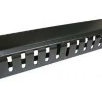PANNELLO GUIDACAVI CON COPERCHIO NERO 2U