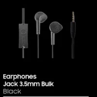 EARPHONES JACK 3.5MM Bulk  BLACK