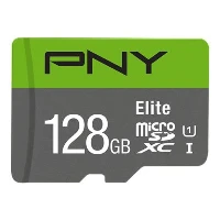 128GB PNY MICROSD ELITE  100MB/S C10 U1 + SD ADAP.