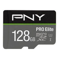 128GB PNY MICROSD ELITE PRO 100-90MB/S  U3 A1 V30