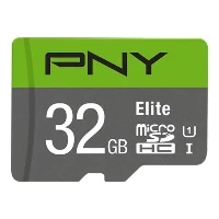 32GB PNY MICROSD ELITE  100MB/S C10 U1 + SD ADAP.