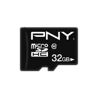 32GB PNY MICROSD PERFORMANCE PLUS C10 + SD ADAPT.