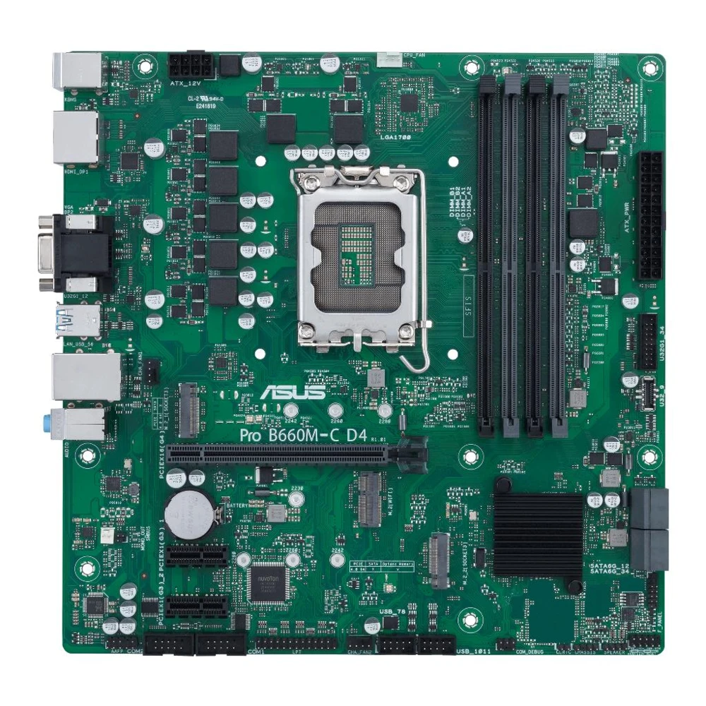 ASUS SCHEDA MADRE PRO B660M-C D4-CSM M-ATX