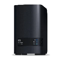 WD My Cloud EX2 Ultra WDBVBZ0280JCH - Dispositivo di storage personal cloud - 2 alloggiamenti - 28 TB - HDD 14 TB x 2 - RAID 0, 1, JBOD - RAM 1 GB - Gigabit Ethernet - iSCSI supporto
