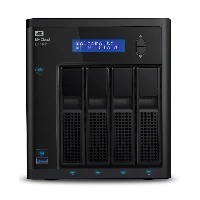 WD My Cloud EX4100 WDBWZE0000NBK - Server NAS - 4 alloggiamenti - RAID 0, 1, 5, 10, JBOD, sostituzione a caldo - RAM 2 GB - Gigabit Ethernet - iSCSI supporto