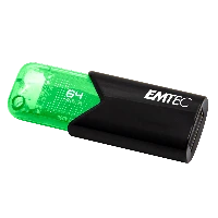 EMTEC B110 FLASH DRIVE 3.2 64GB CLICK VERDE/NERO
