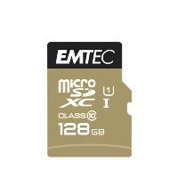 MICROSDXC 128GB UHS1 U1 ELITEGOLD 90MB/S CL10