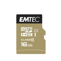 EMTEC MICRO SD CON ADATTATORE 16GB UHS1 U1 C10