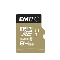 EMTEC MICRO SD XC CON ADATTATORE 64GB UHS1 U1 C10