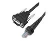 CABLE  RS232 (5V SIGNALS), BLACK,FEMALE DB9,3METRI