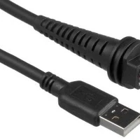 CABLE USB,BLACK,TYPE A,3M,STRAIGHT,5V,INDUSTRIAL