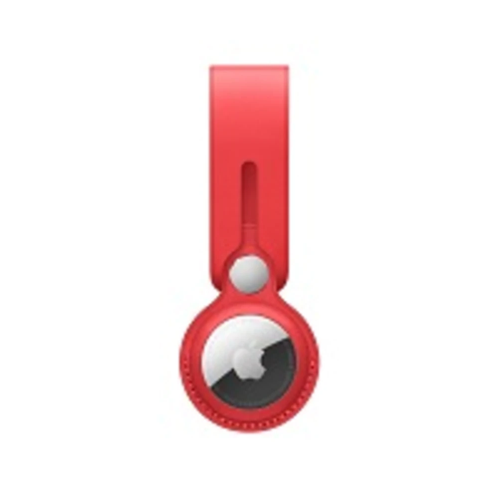 Apple - (PRODUCT) RED - custodia per airtag - pelle - rosso - per AirTag