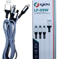 IGLOO 3 IN 1 CAVO USB A LIGHTING/USB-TYPE C/MICRO