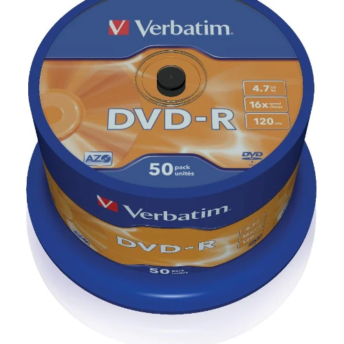 DVD-R AZO 4.7GB 16X MATT SILVER SURFACE (50 PACK)