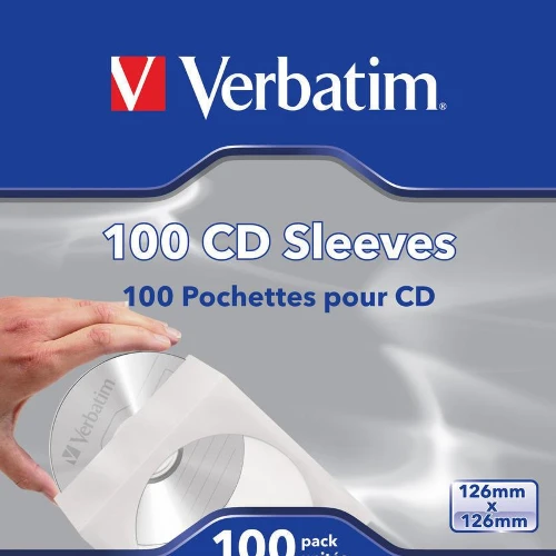 VERBATIM CUSTODIE CARTA CD/DVD 100 PACK