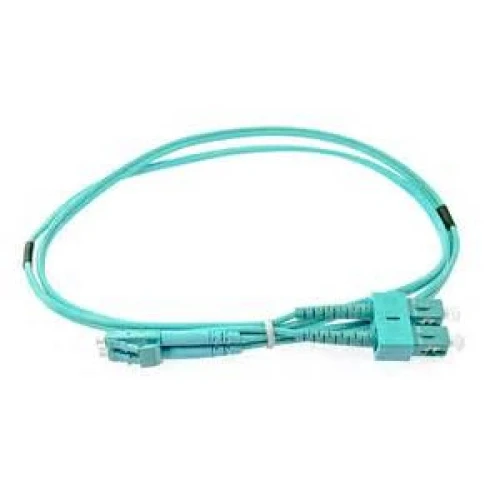 PATCHCORD DUPLEX LC/SC 50/125 OM3 mt.10 Aqua