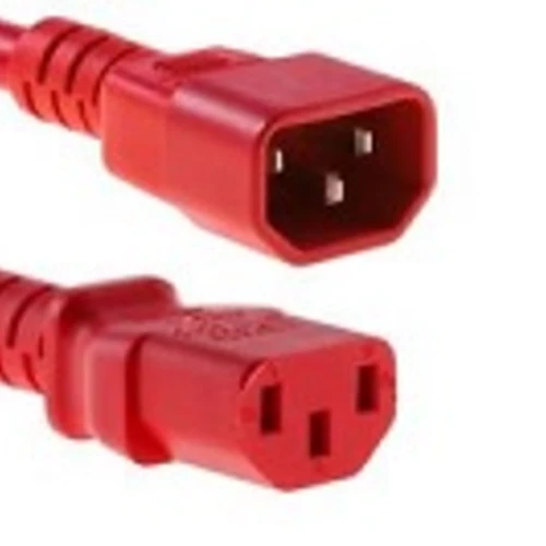 POWER CORD VDE C13 / C14 mt.1,8 Rosso