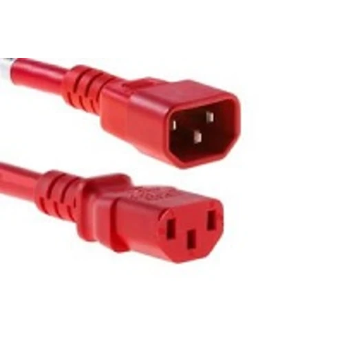 POWER CORD VDE C13 / C14 mt.1,8 Rosso