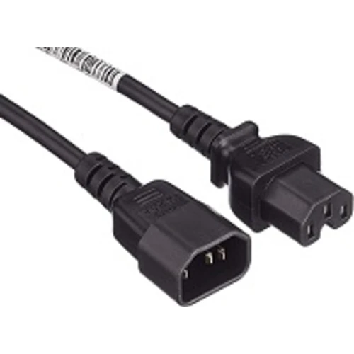 POWER CORD VDE C14/C15 mt.1,80 Nero