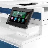 HP Color LaserJet Pro MFP 4302fdw Printer, Color, Printer for Small medium business, Print, copy, scan, fax, Wireless Print from phone or tablet Automatic document feeder, Laser, Colour printing, 600 x 600 DPI, A4, Direct printing, Blue, White