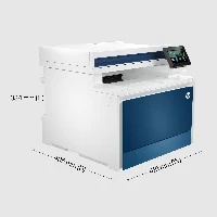 HP Color LaserJet Pro MFP 4302fdw Printer, Color, Printer for Small medium business, Print, copy, scan, fax, Wireless Print from phone or tablet Automatic document feeder, Laser, Colour printing, 600 x 600 DPI, A4, Direct printing, Blue, White