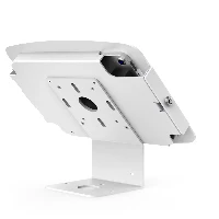 Compulocks iPad 10.9 10th Gen Space Enclosure Counter Stand or Wall Mount - Supporto - angolo di visuale 45 - per tablet - fisso - bloccabile - alluminio ad alta purezza - bianco, argento - dimensione schermo 10.9 - installabile a parete, parte superi