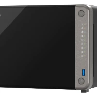 QNAP TS-AI642-8G, NAS, Tower, ARM, Cortex-A76, Black