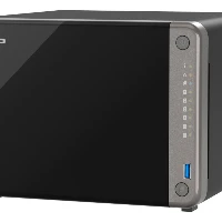 QNAP TS-AI642-8G, NAS, Tower, ARM, Cortex-A76, Black