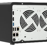 QNAP TS-AI642-8G, NAS, Tower, ARM, Cortex-A76, Black