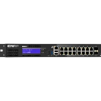 QNAP QGD-1600, Managed, Gigabit Ethernet (10/100/1000), Full duplex, Rack mounting, 1U
