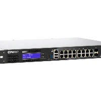 QNAP QGD-1600, Managed, Gigabit Ethernet (10/100/1000), Full duplex, Rack mounting, 1U