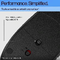 HP 425 Programmable Bluetooth Mouse, 108.6 mm, 61.6 mm, 38 mm, 89 g, 108 mm, 46 mm