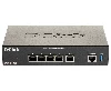 D-Link DSR-250V2, 802.11g, Ethernet LAN, Black, Desktop/pole router