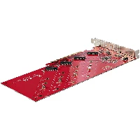StarTech.com Quad M.2 PCIe Adapter Card, x16 Quad NVMe or AHCI M.2 SSD to PCI Express 4.0, Up to 7.8GBps/Drive, For 2242/2260/2280/22110mm PCIe M-Key M2 SSDs, Bifurcation Required - PC/Linux Compatible (QUAD-M2-PCIE-CARD-B) - Adattatore interfaccia - M.2