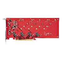 StarTech.com Quad M.2 PCIe Adapter Card, x16 Quad NVMe or AHCI M.2 SSD to PCI Express 4.0, Up to 7.8GBps/Drive, For 2242/2260/2280/22110mm PCIe M-Key M2 SSDs, Bifurcation Required - PC/Linux Compatible (QUAD-M2-PCIE-CARD-B) - Adattatore interfaccia - M.2