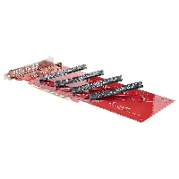 StarTech.com Quad M.2 PCIe Adapter Card, x16 Quad NVMe or AHCI M.2 SSD to PCI Express 4.0, Up to 7.8GBps/Drive, For 2242/2260/2280/22110mm PCIe M-Key M2 SSDs, Bifurcation Required - PC/Linux Compatible (QUAD-M2-PCIE-CARD-B) - Adattatore interfaccia - M.2