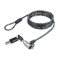 StarTech.com Nano Laptop Cable Lock, 6ft (2m), Anti-Theft Keyed Lock, Security Cable Locks Nano Slot Computers, For HP EliteBook/Lenovo ThinkPad X1/2-1 Laptops, Cut-Resistant Steel Cable Lock For Laptop (NANOK-LAPTOP-LOCK) - Blocco cavo di sicurezza - ner