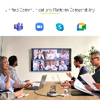 StarTech.com USB-C Speakerphone Docking Station, Mini Portable Conference Speaker and Audio Dock, USB-C to VGA/4K HDMI, 2x USB-A Hub, Mic/Speaker, Teams/Zoom/Softphone Speakerphone, Grey, Windows 10, Windows 10 Education, Windows 10 Education x64, Windows 10 Enterprise, Windows 10..., Mac OS X 10.15 Catalina, Mac OS X 11.0 Big Sur, Mac OS X 12.0 Monterey, Mac OS X 13.0 Ventura, 100 - 10000 Hz, Omnidirectional, Wired