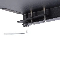 StarTech.com Clamp-On Steel Desk Corner Sleeve for L-Shaped/Corner Desk, For 0.5-1.5in (12.7-38.1mm) Desks, Increase Space for Keyboard/Mouse, Desk Extender/Tray For Wooden/Steel Desks, Ships Assembled, Steel, Black, 332 mm, 635 mm, 52 mm, 5 kg