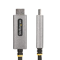 StarTech.com 6ft (2m) DisplayPort to HDMI Adapter Cable, 8K 60Hz, 4K 144Hz, HDR10, DP 1.4 to HDMI 2.1 Active Video Converter, DisplayPort Desktop to HDMI Monitor, M/M - DisplayPort to HDMI Cord, 2 m, DisplayPort, HDMI, Male, Male, Straight