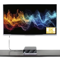 StarTech.com 6ft (2m) DisplayPort to HDMI Adapter Cable, 8K 60Hz, 4K 144Hz, HDR10, DP 1.4 to HDMI 2.1 Active Video Converter, DisplayPort Desktop to HDMI Monitor, M/M - DisplayPort to HDMI Cord, 2 m, DisplayPort, HDMI, Male, Male, Straight