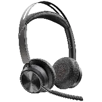 HP Poly VFOCUS2 USB-A Headset with charge stand, Wireless, Office/Call center, 176 g, Headset, Black