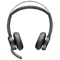 HP Poly VFOCUS2 USB-A Headset with charge stand, Wireless, Office/Call center, 176 g, Headset, Black