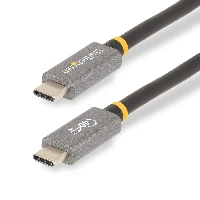 StarTech.com 3ft (1m) USB4 Cable, USB-IF Certified USB-C Cable, 40 Gbps, USB Type-C Data Transfer Cable, 100W Power Delivery, 8K 60Hz, Compatible w/Thunderbolt 4/3/USB 3.2, 1 m, USB C, USB C, USB4 Gen 2x2, 40000 Mbit/s